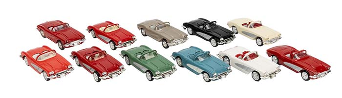 Lot # GJ0293: 1960-1961 Chevrolet Corvette Promo Models, Lot of 11