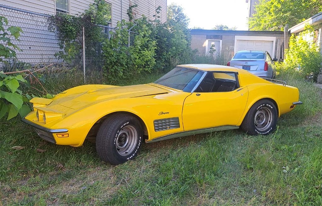 Corvettes for Sale: 36K-Mile 1971 Corvette Stingray Offered on eBay