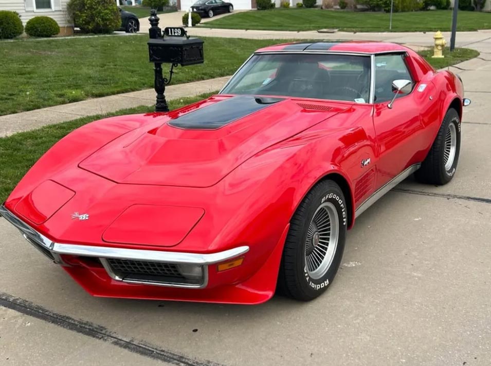 Corvettes for Sale: 1971 Corvette with Upgraded LS5 454 Offered on Hemmings