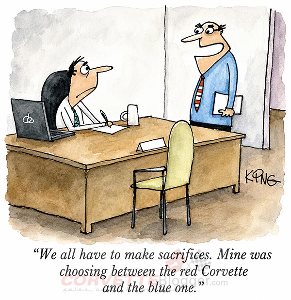 Saturday Morning Corvette Comic: A Time for Sacrifice