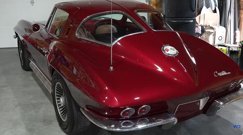 [VIDEO] 1963 Corvette Split Window Gets its First Wash in 21 Years