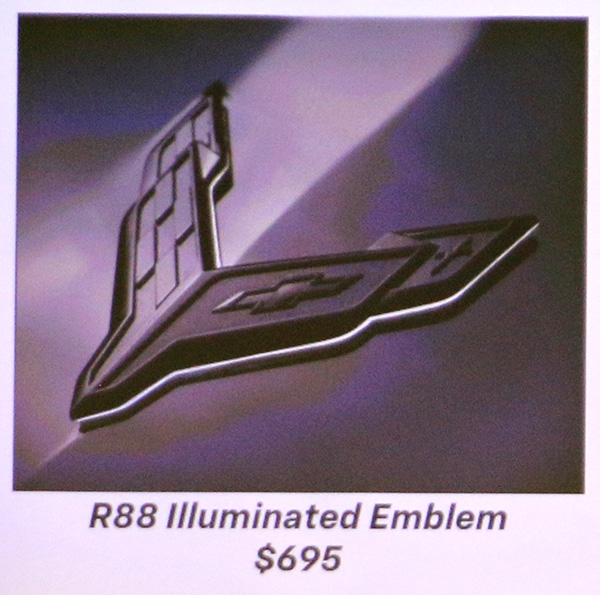 Illuminated Cross Flags Emblem