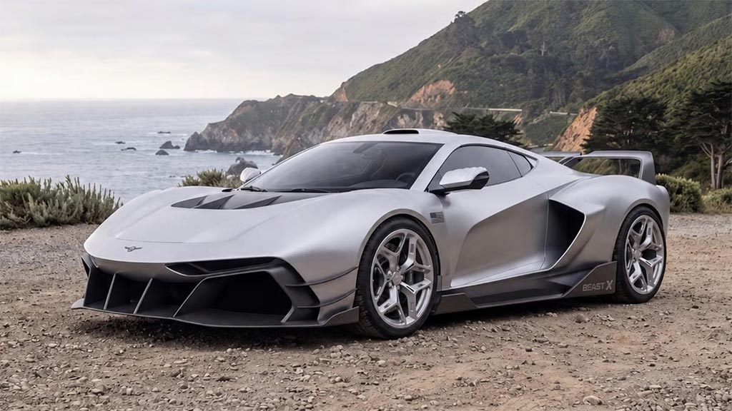 Rezvani's AWD 1,560-HP Beast X is a Reimagined C8 Corvette on Steroids