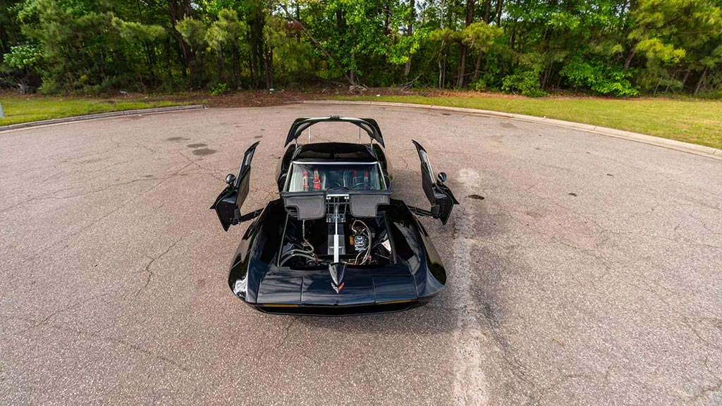 Corvettes for Sale: 1963 Corvette Split Window 'V7 Twin Turbo' SEMA Show Car on Bring a Trailer