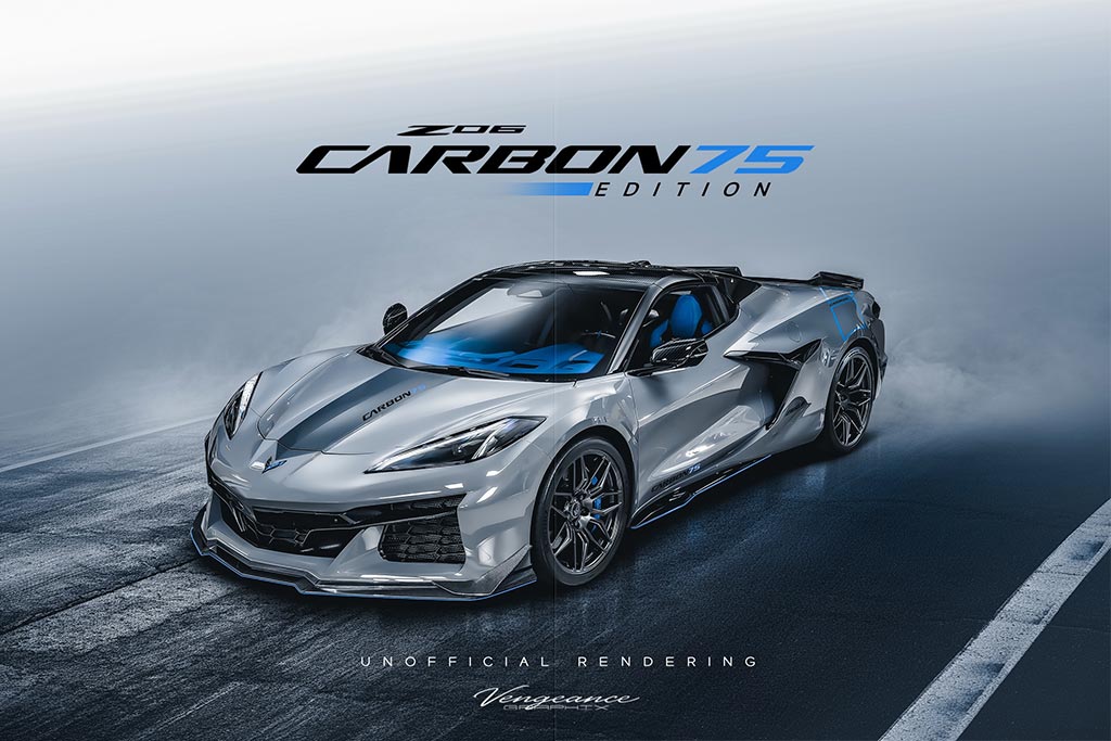 [PIC] Vengeance Graphix Imagines the 2028 Corvette Carbon 75 Anniversary Edition