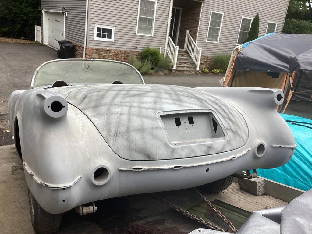 Corvettes for Sale: 1954 Corvette Project Car Offered on Craigslist