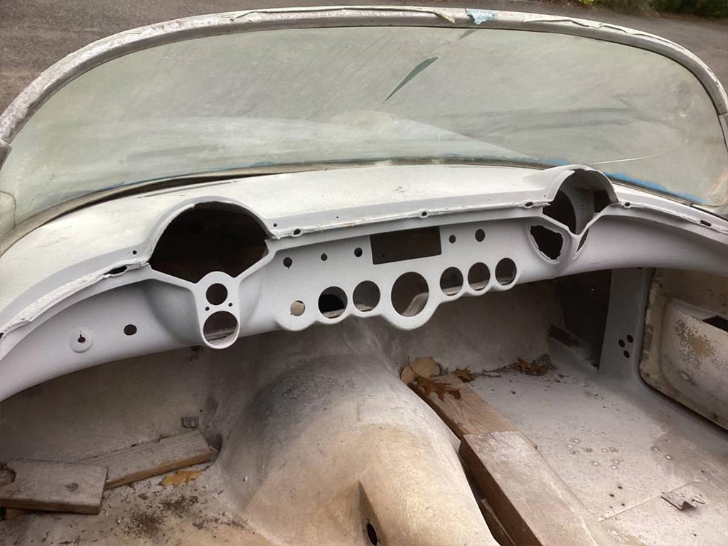 Corvettes for Sale: 1954 Corvette Project Car Offered on Craigslist