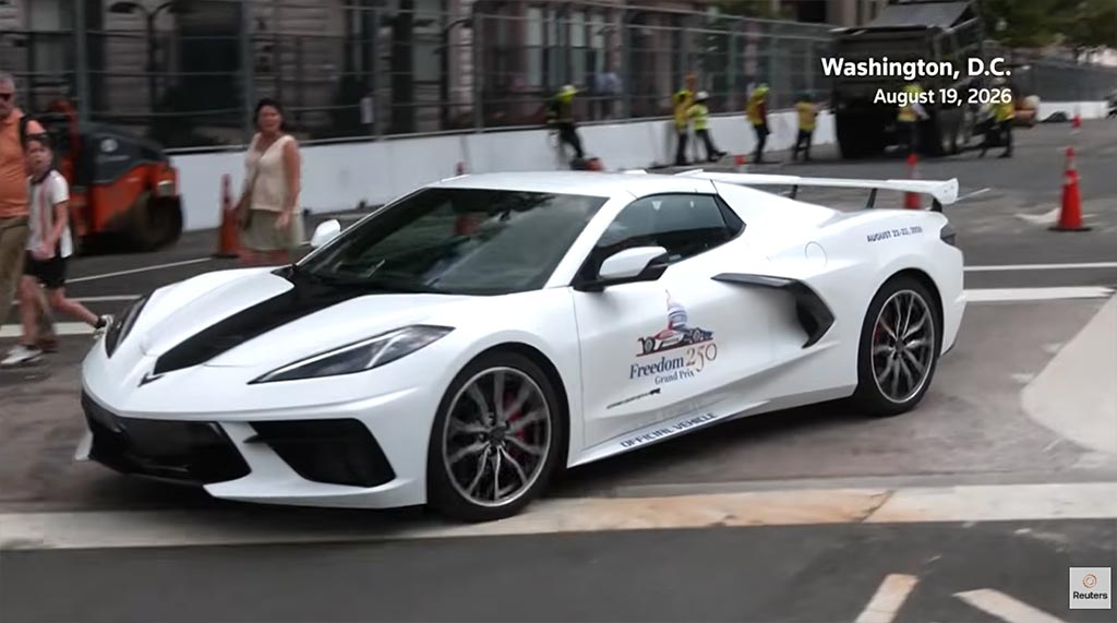[VIDEO] Corvettes are Working the Streets of D.C. in Preparation for the Freedom 250 Grand Prix