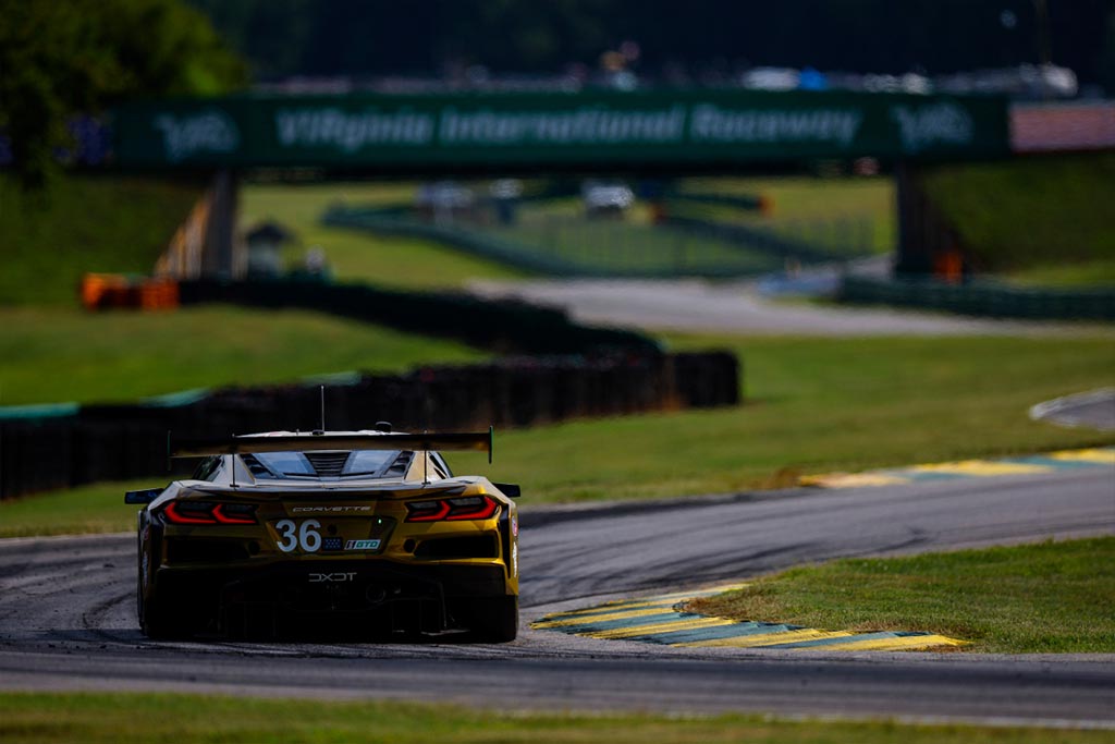 Corvette Racing at VIR: Corvettes Starting Up Front
