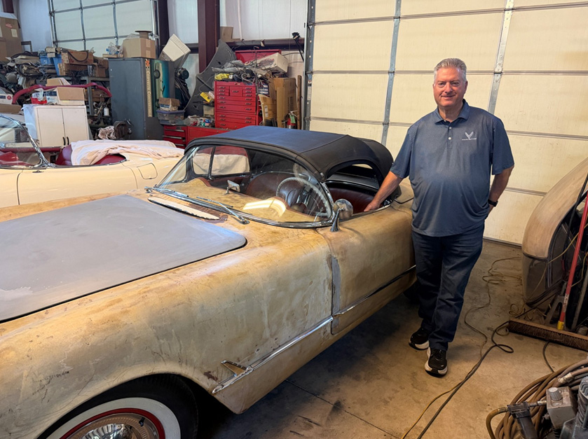Brad Burdick with Car #3950