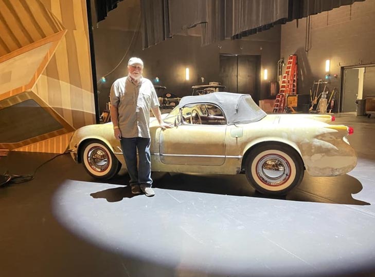 Corey Peterson with 1953 Corvette #3950