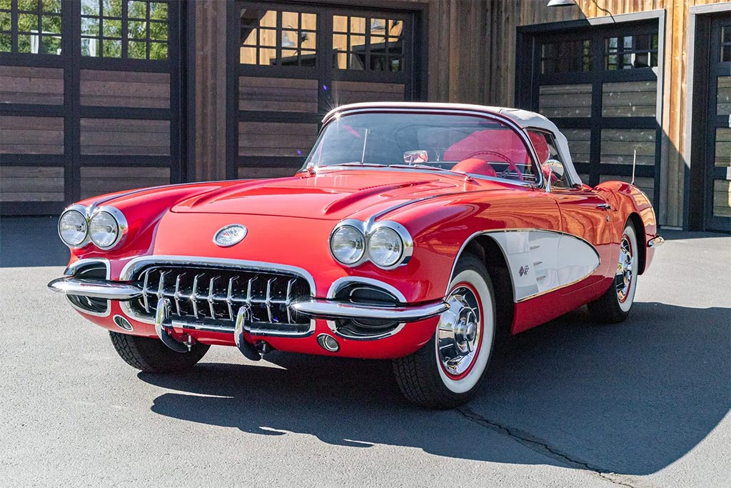Corvettes for Sale: Restored and Documented 1958 Corvette Offered on BaT