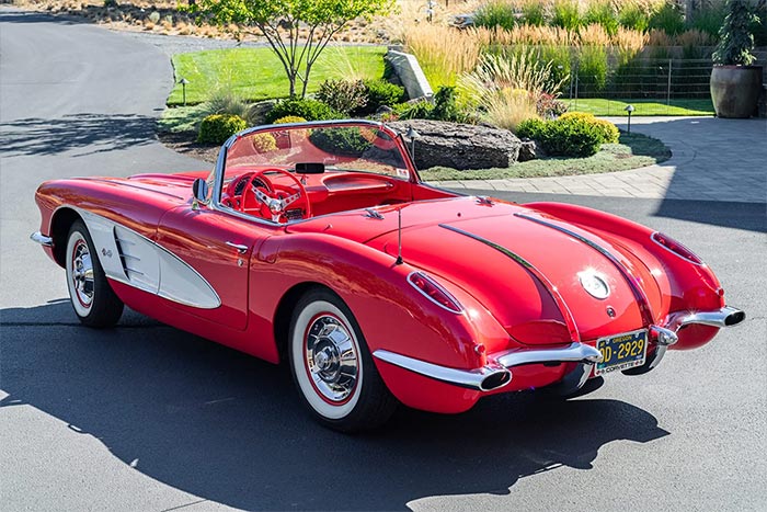 Corvettes for Sale: Restored and Documented 1958 Corvette Offered on BaT