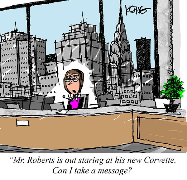 Saturday Morning Corvette Comic: Leave A Message