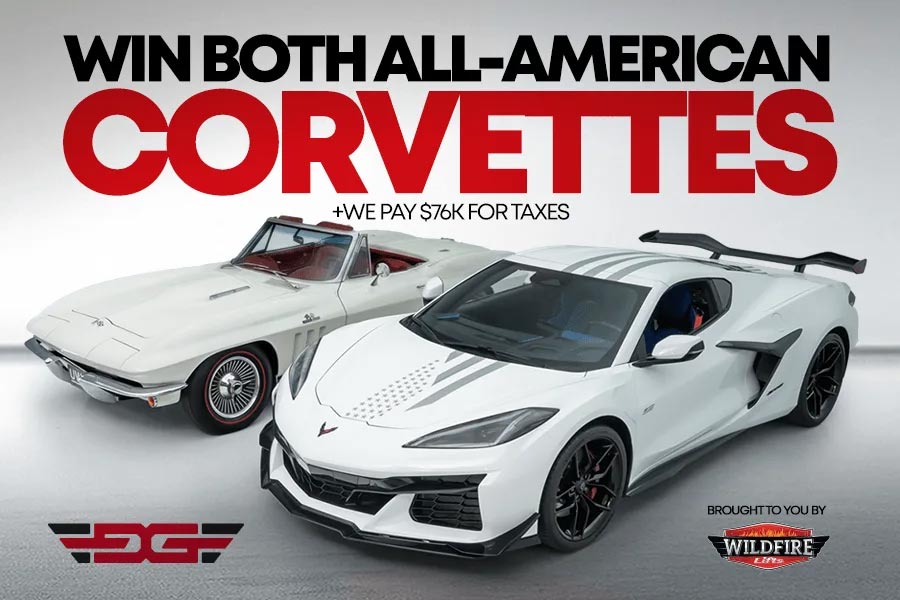 Two Corvettes, One Dream: Z06 Stars & Steel and a Big Block 1965 Sting Ray Could Be Yours