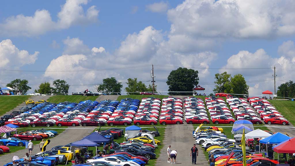Corvette American Flag