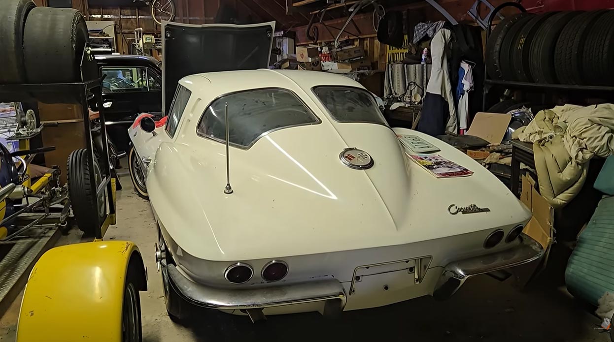 [VIDEO] Steve Magnante Checks Out an Unrestored 1963 Corvette Split Window with Rare Factory Air