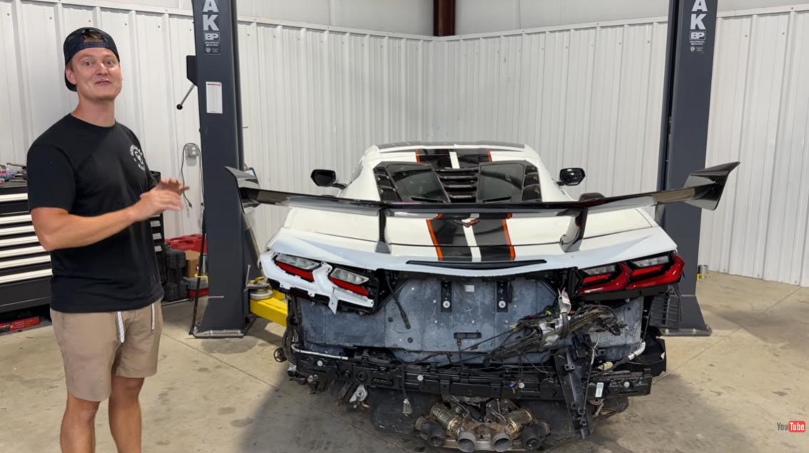[VIDEO] Goonzquad Attempts to Rebuild a Destroyed C8 Corvette ZR1