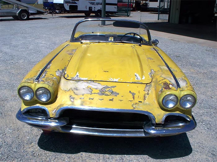 Corvettes for Sale: 1962 Corvette 4-Speed Project on BaT at No Reserve