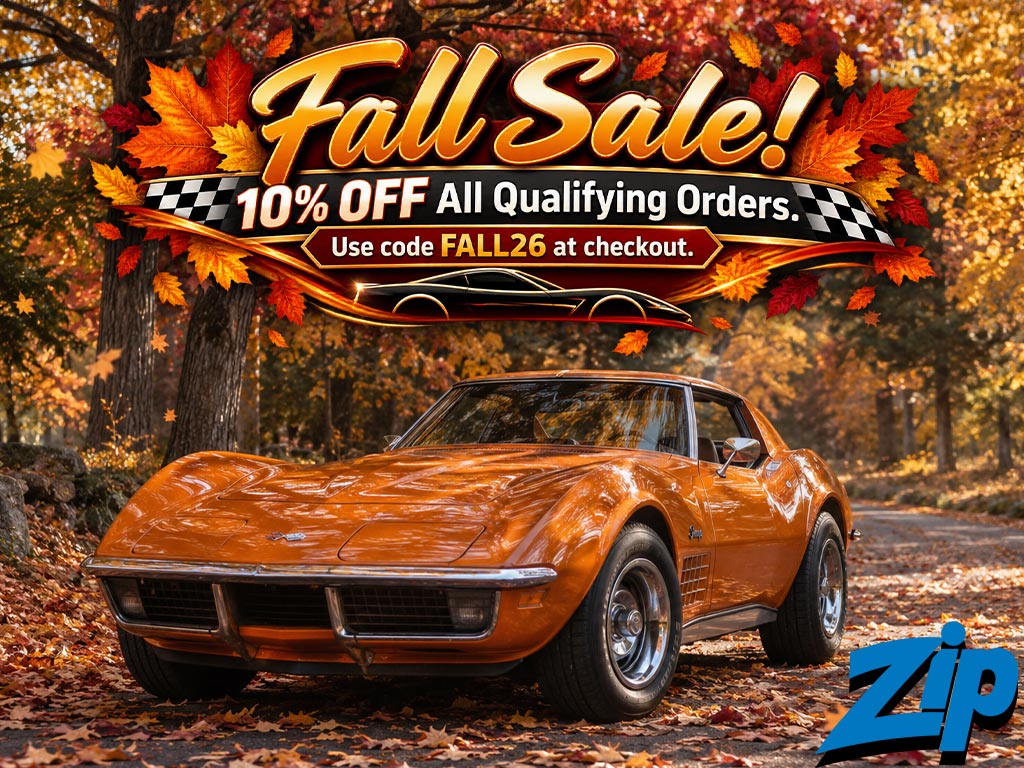Zip Corvette Welcomes Fall with 10% Off!