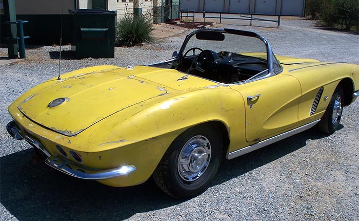 Corvettes for Sale: 1962 Corvette 4-Speed Project on BaT at No Reserve
