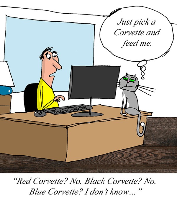 Saturday Morning Corvette Comic: The Easiest Decisions are Sometimes the Hardest