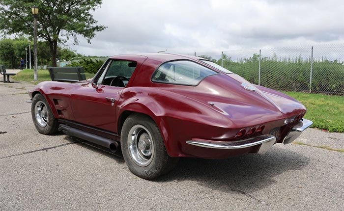 Non-Original 1963 Corvette Split Window with Questionable Body Mods Offered for $79,500 on eBay