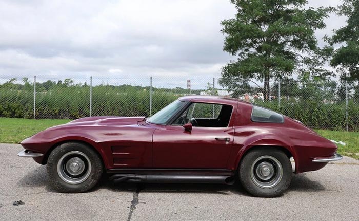 Non-Original 1963 Corvette Split Window with Questionable Body Mods Offered for $79,500 on eBay