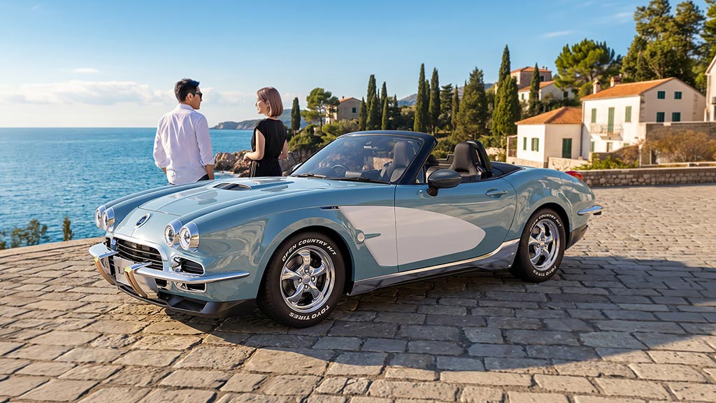 Boutique Japanese Manufacturer Mitsuoka Turns a Miata into a First-Gen Corvette Tribute