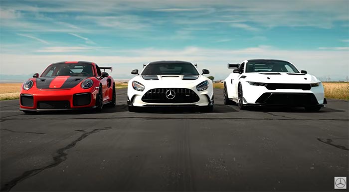 [VIDEO] C8 Corvette ZR1 Crashes a Mustang GTD, 911 GT2 RS, AMG Black Series Drag Race