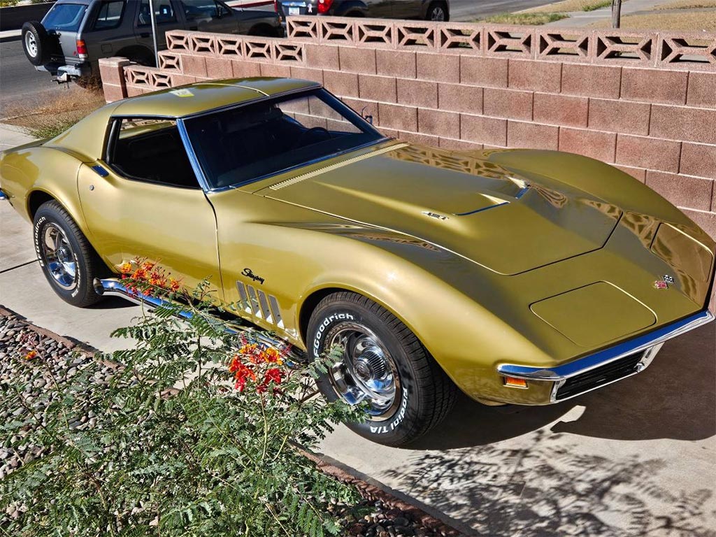 Corvettes for Sale: 1969 Corvette Stingray with an L36 427/390 V8 on Craigslist