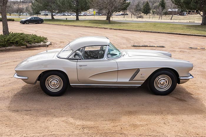 Corvettes for Sale: Ex-Pikes Peak 1962 Corvette Fuelie Offered on Bring a Trailer