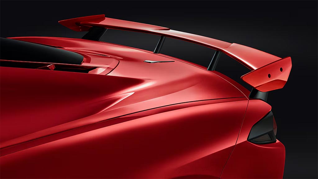 Torch Red Body-Color High Wing Spoiler