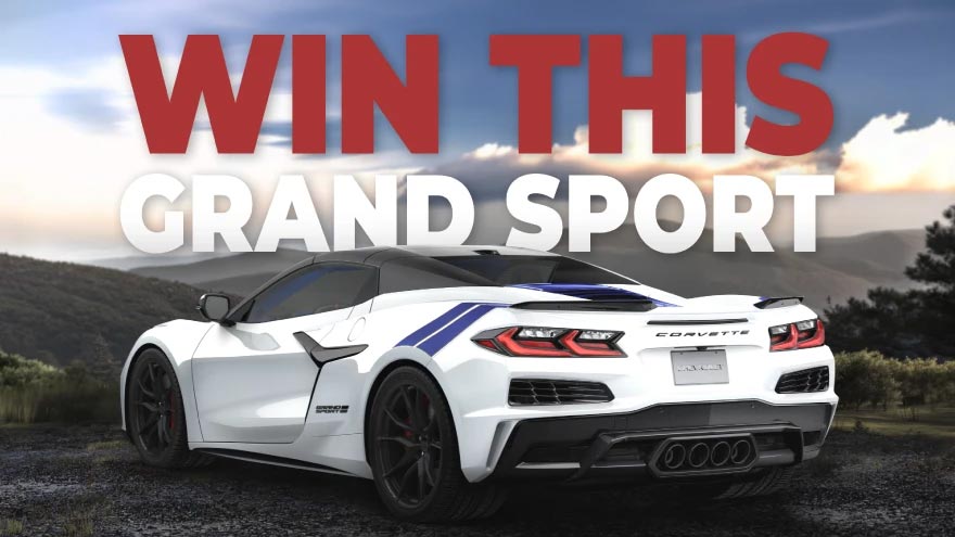 Win the 2027 Corvette Grand Sport Convertible!
