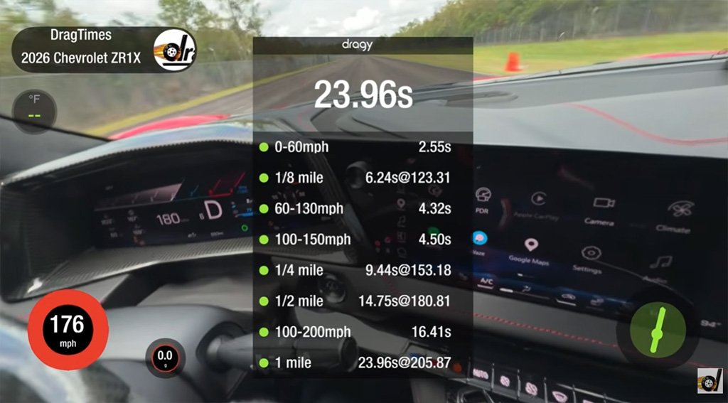 [VIDEO] DragTimes Fixes Car and Driver's C8 Corvette ZR1X to 200 MPH ...