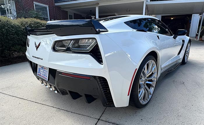 Corvettes for Sale: 6K-Mile 2016 Corvette Z06 Coupe with Manual 7-Speed on BaT