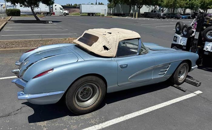 Corvettes for Sale: 1958 Corvette Barn Find on Facebook Marketplace