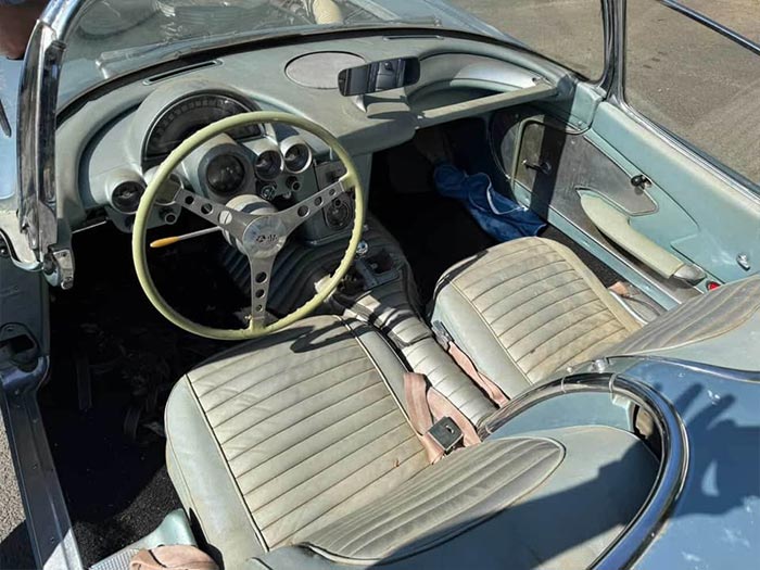 Corvettes for Sale: 1958 Corvette Barn Find on Facebook Marketplace