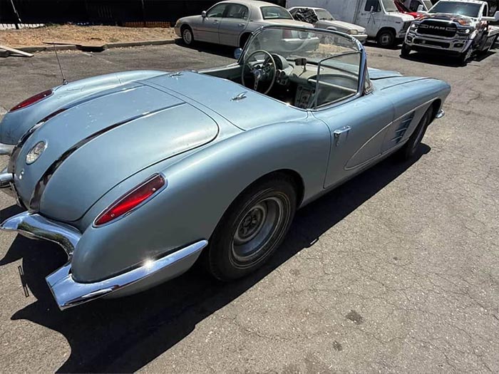 Corvettes for Sale: 1958 Corvette Barn Find on Facebook Marketplace