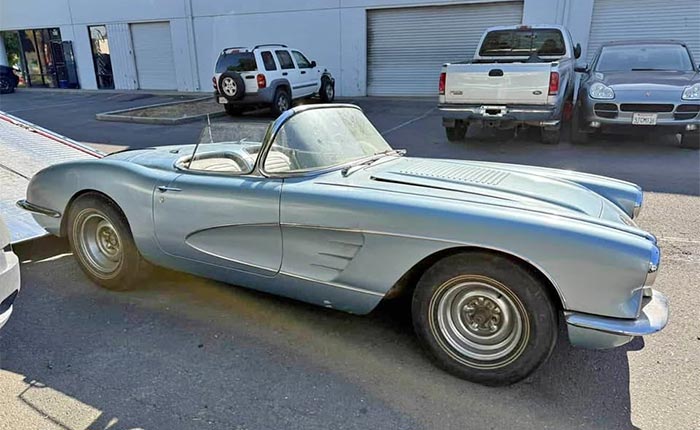 Corvettes for Sale: 1958 Corvette Barn Find on Facebook Marketplace