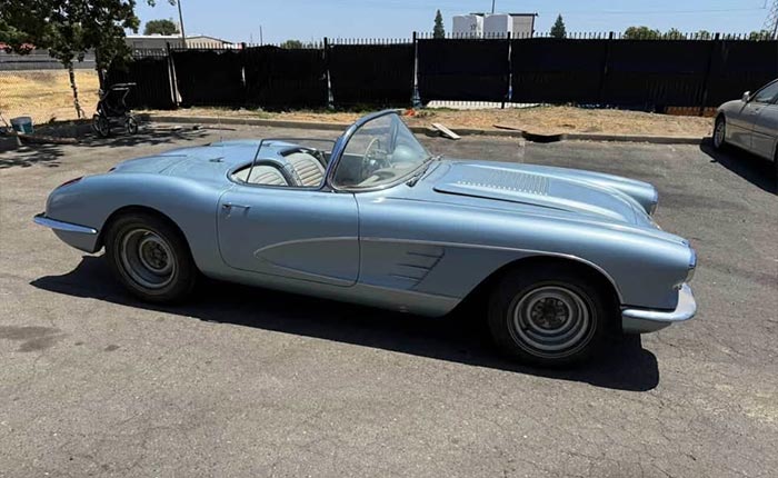 Corvettes for Sale: 1958 Corvette Barn Find on Facebook Marketplace