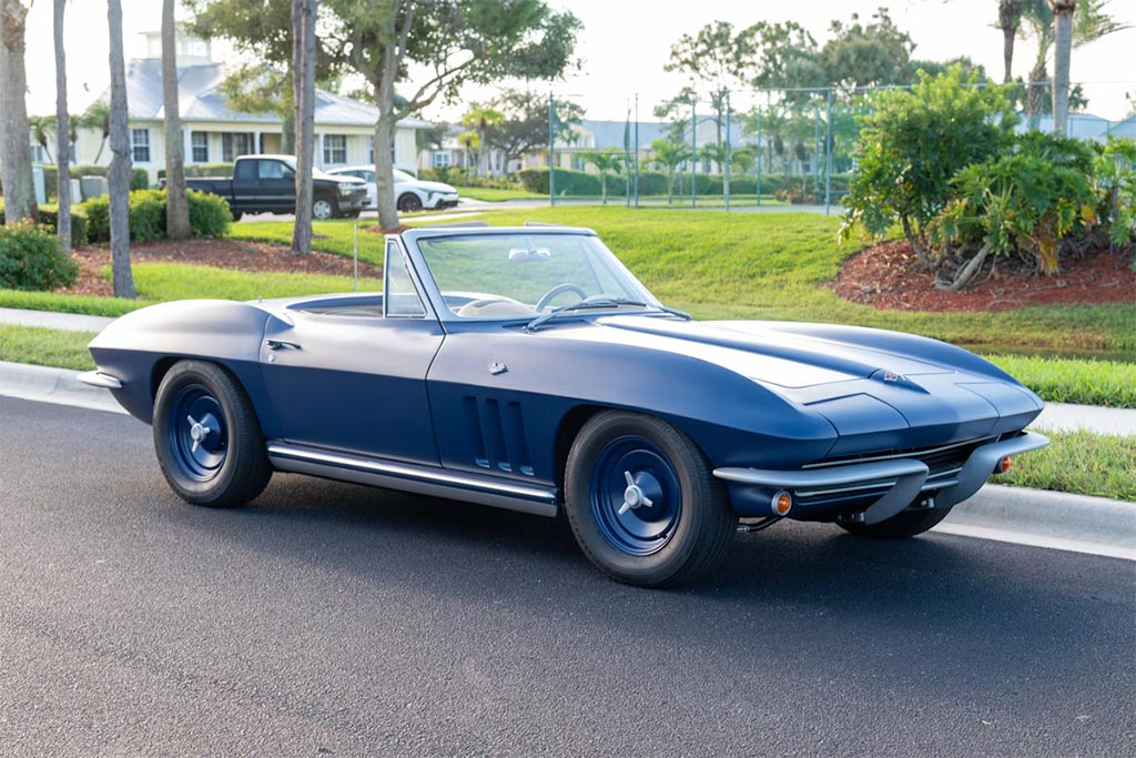 Corvettes for Sale: Ex-Robert Downey Jr 1965 Corvette Sting Ray Tesla EV Conversion