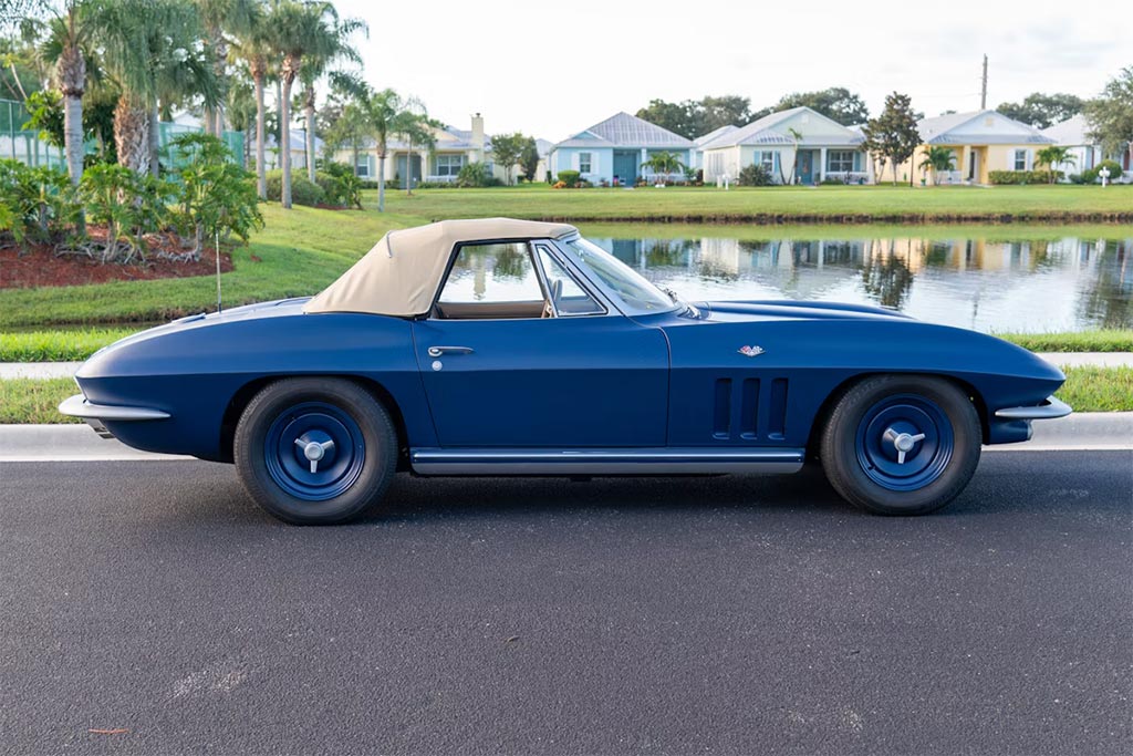 Corvettes for Sale: Ex-Robert Downey Jr 1965 Corvette Sting Ray Tesla EV Conversion