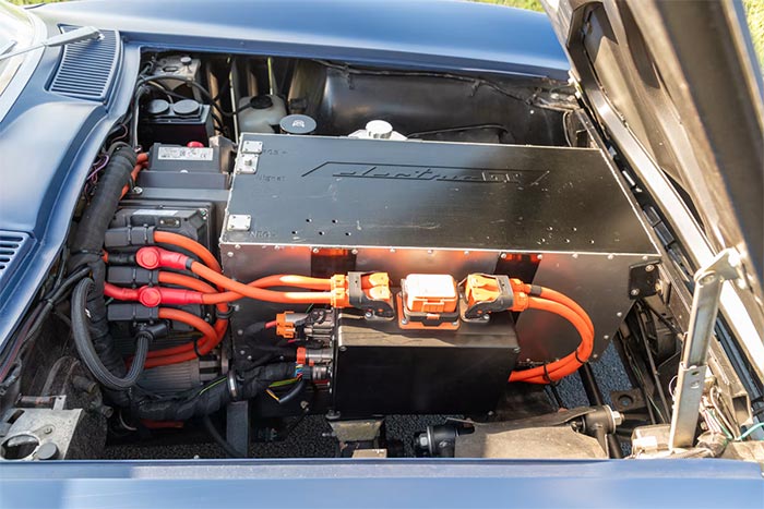 Corvettes for Sale: Ex-Robert Downey Jr 1965 Corvette Sting Ray Tesla EV Conversion