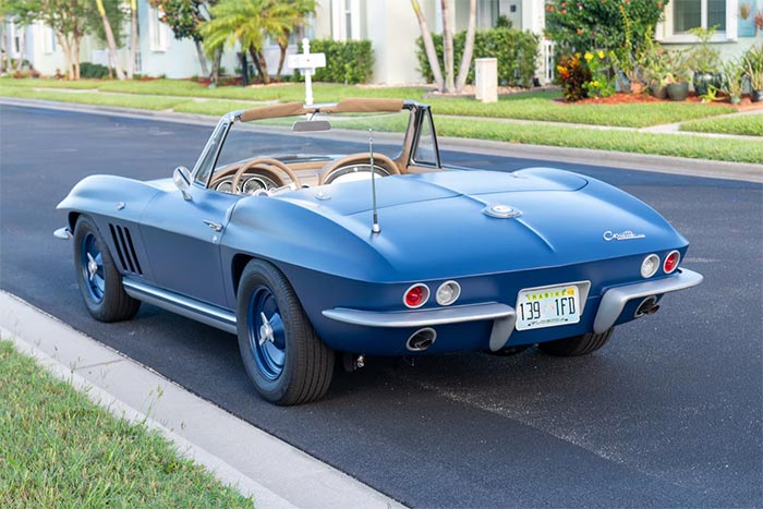 Corvettes for Sale: Ex-Robert Downey Jr 1965 Corvette Sting Ray Tesla EV Conversion