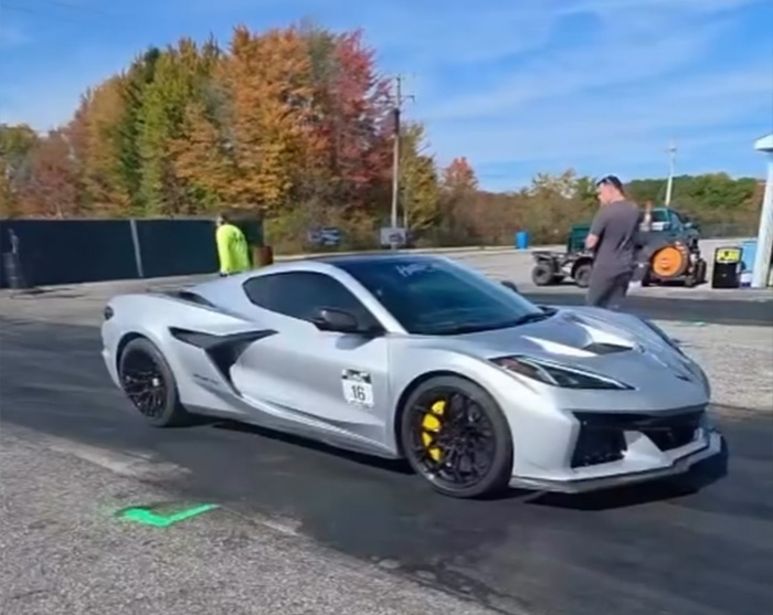 [VIDEO] Corvette ZR1X Crashes At the Drag Strip After Hitting 8.580 @ 160.93 MPH
