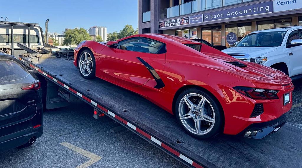 Intoxicated Canadian C8 Corvette Driver is Arrested and Has Car Impounded for 30 Days