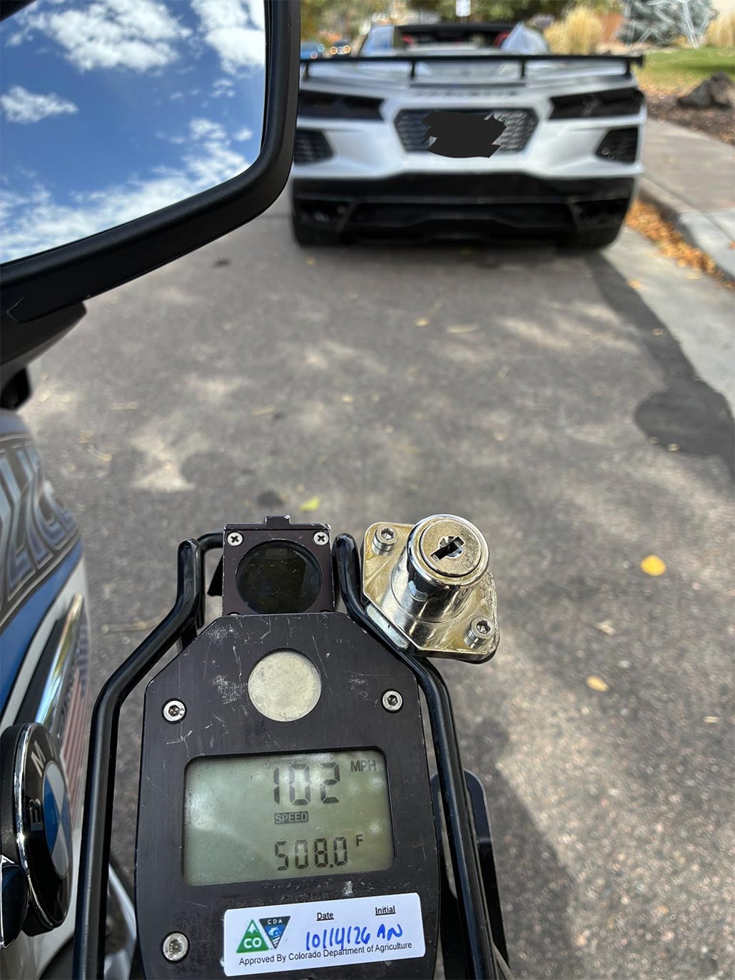 C8 Corvette Stingray Driver Ticketed in Colorado for Speeding 102 MPH in a 40 MPH Zone