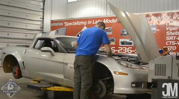 [VIDEO] 2007 Corvette Z06 Is Dismantled for Parts in Time Lapse Video