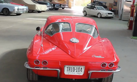 [VIDEO] Split Personality: 1963 Corvette Convertible has a Split Window ...